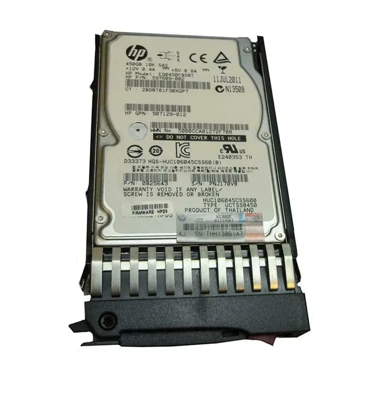 HPE 597609-002 450GB 6Gb/s SAS