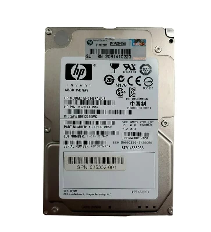 HPE 635332-001 146GB 6Gb/s SAS