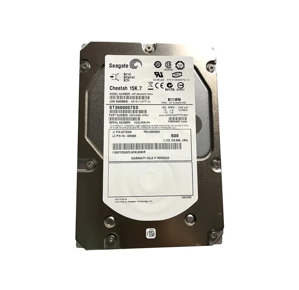 IBM 67Y2505 600GB 6Gb/s SAS
