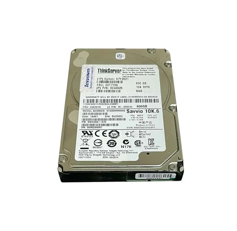 Lenovo 67Y2621 600GB 6Gb/s SAS