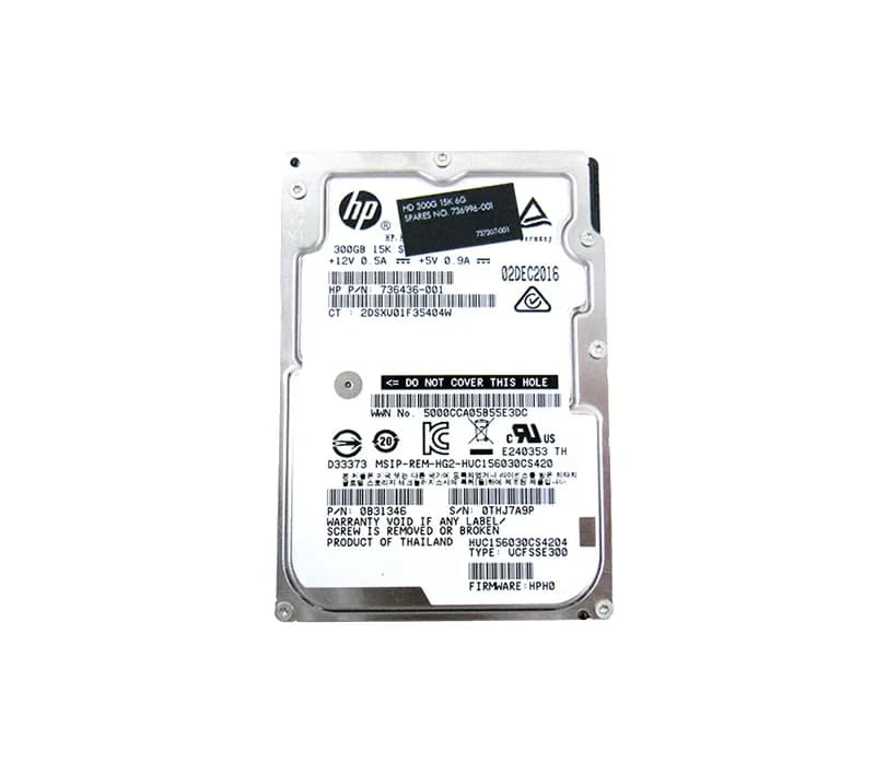 HPE 736996-001 300GB 12Gb/s SAS