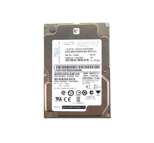 IBM 74Y6474 283GB 3Gb/s SAS