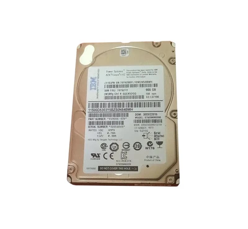 IBM 74Y9272 900GB 6Gb/s SAS
