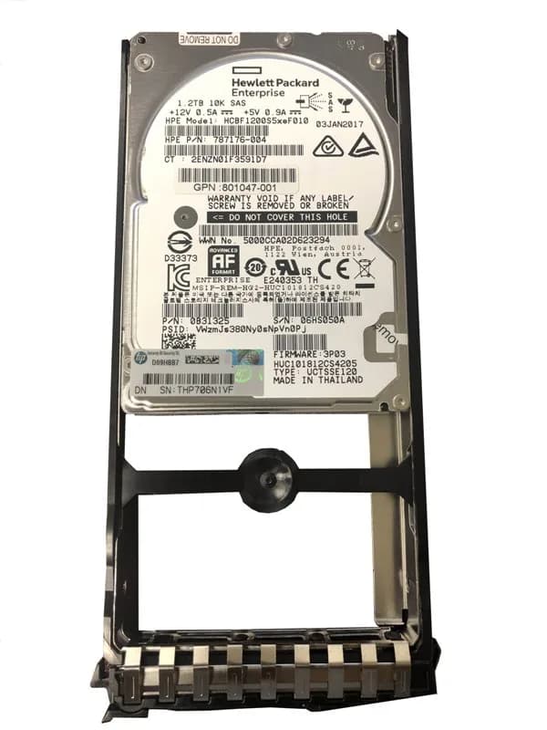 HPE 801047-001 1.2TB 12Gb/s SAS