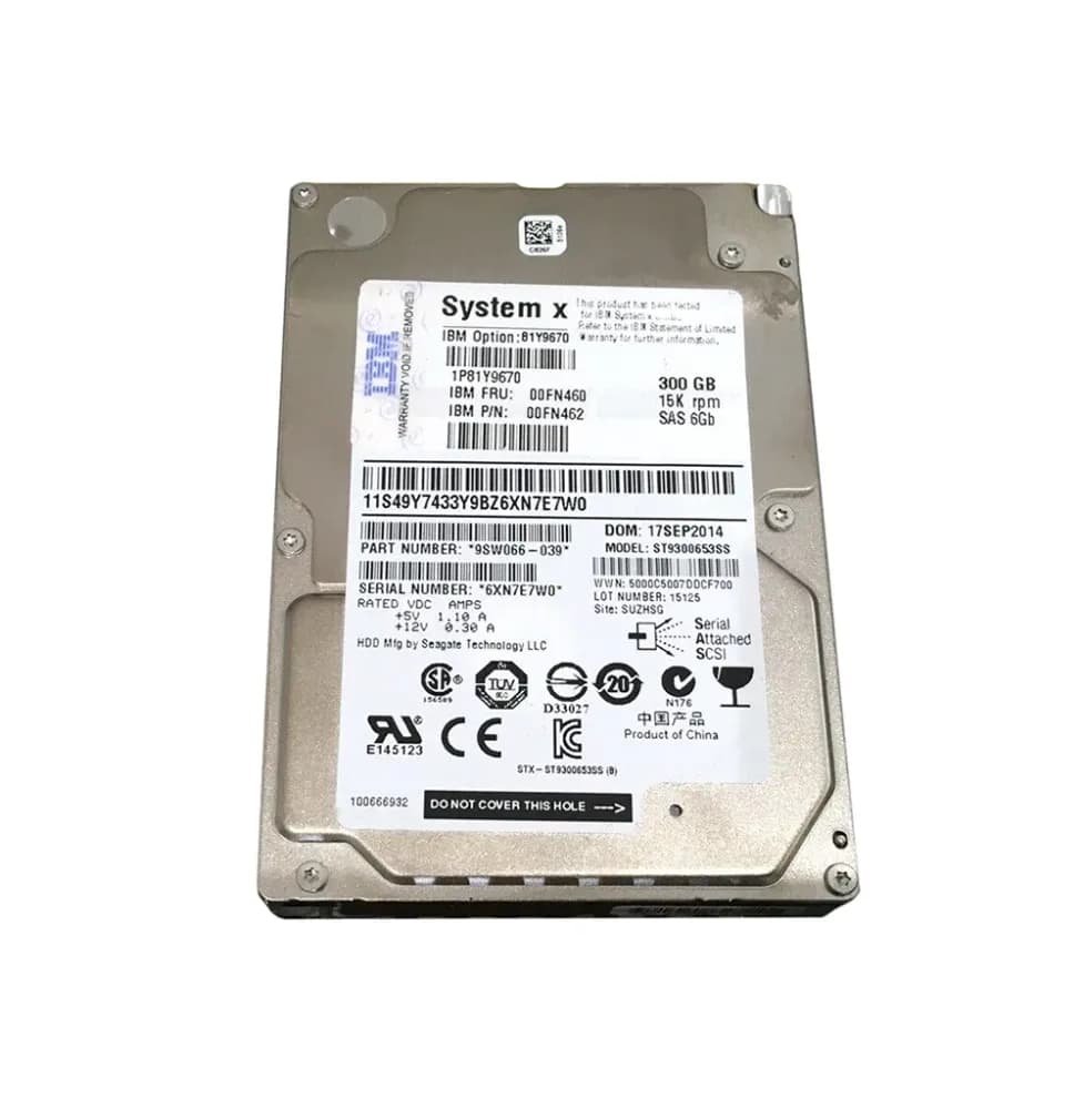 IBM 81Y9670 300GB 6Gb/s SAS
