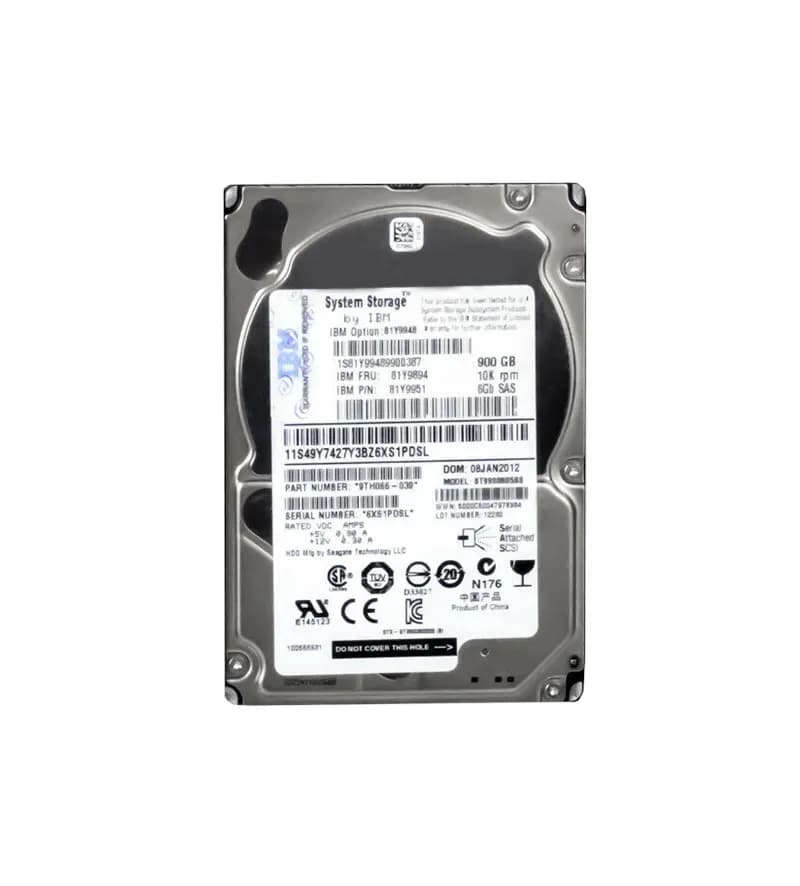 IBM 81Y9894 900GB 6Gb/s SAS