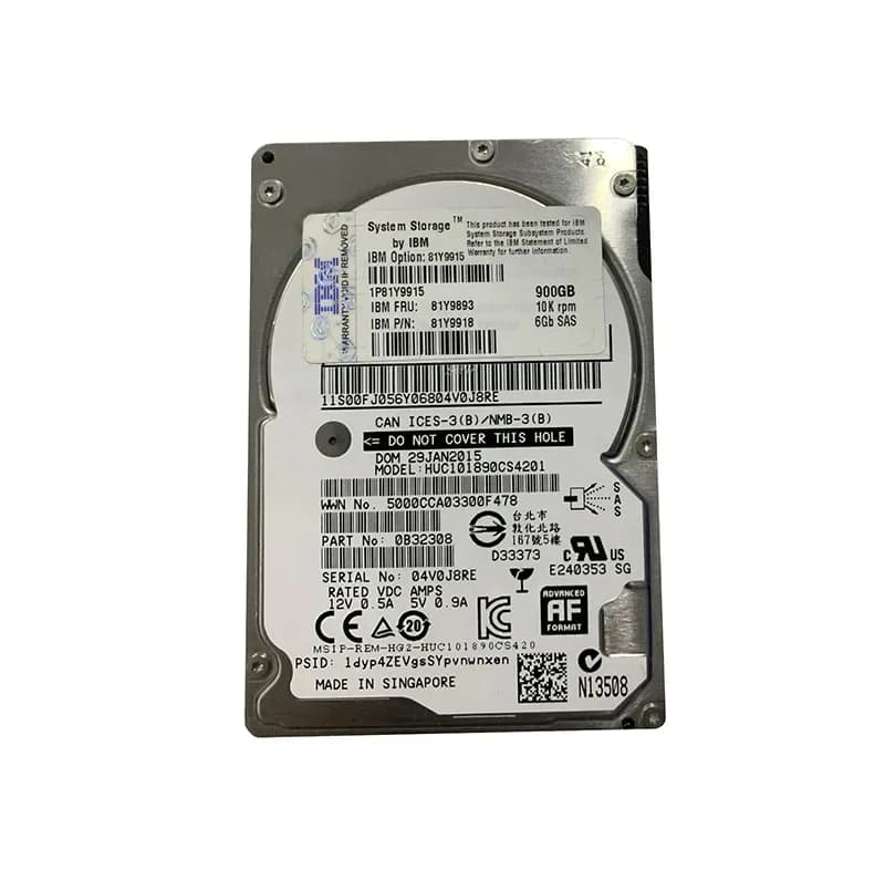 IBM 81Y9915 900GB 6Gb/s SAS