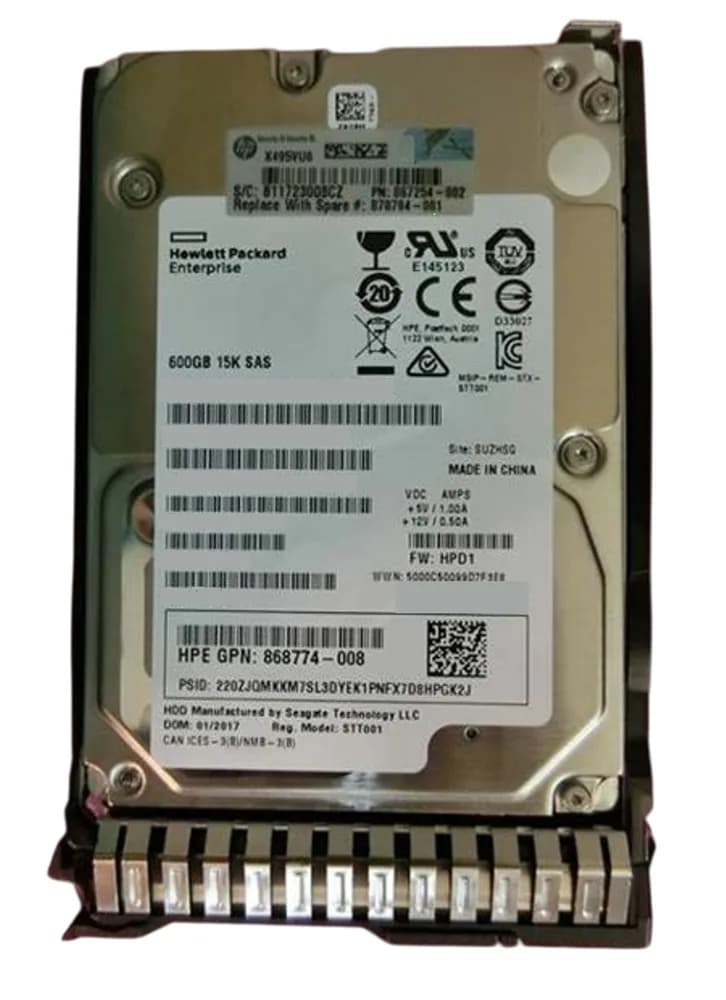 HPE 868774-008 600GB 12Gb/s SAS