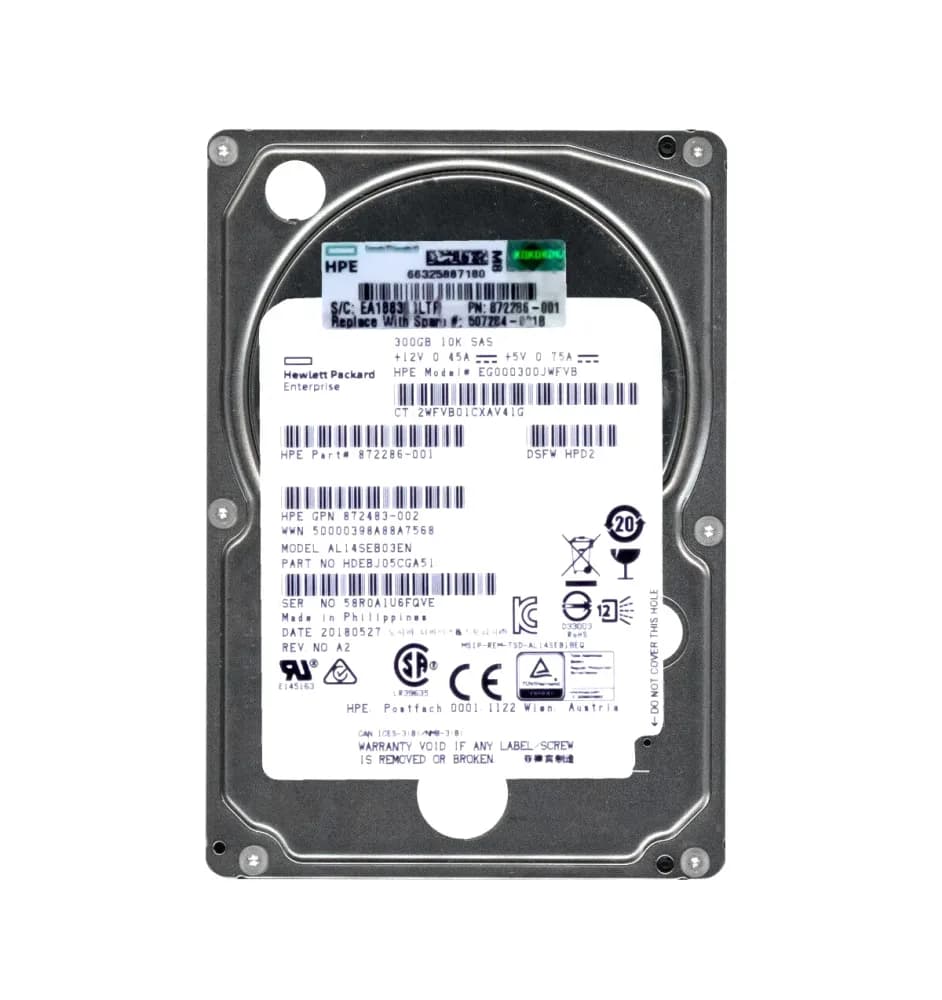 HPE 872286-001 300GB 12Gb/s SAS