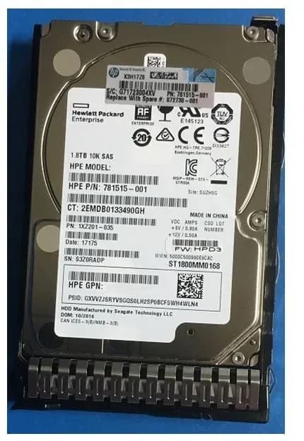 HPE 876939-001 1.8TB 12Gb/s SAS