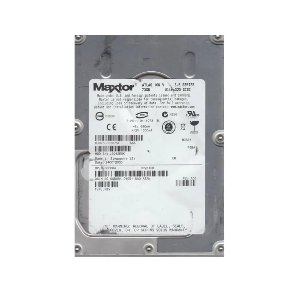 Maxtor 8J073J0 73GB Ultra320 SCSI
