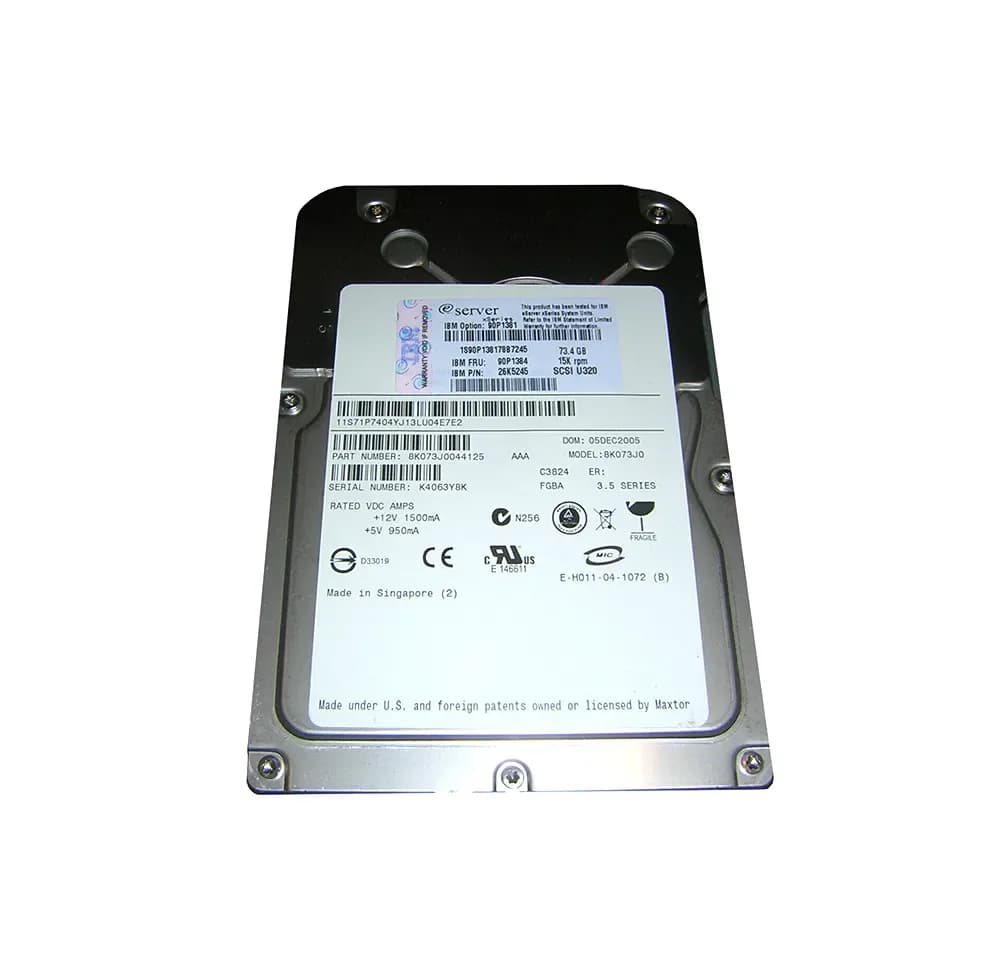 IBM 90P1381 73.4GB Ultra320 SCSI