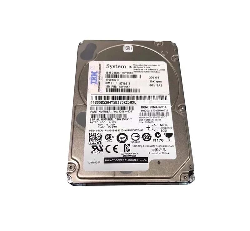IBM 90Y8917 300GB 6Gb/s SAS