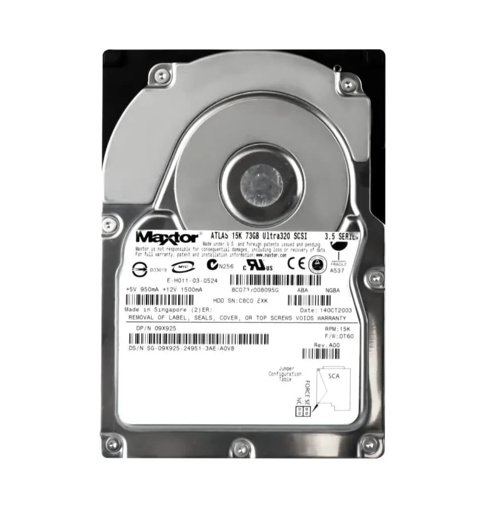 Dell 9X925 73GB Ultra320 SCSI