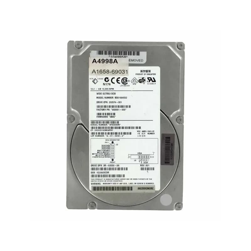 HPE A1658-69031 18.2GB Ultra160 SCSI