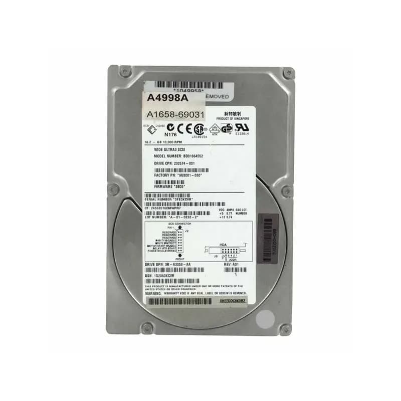 HPE A4998A 18.2GB Ultra2 SCSI