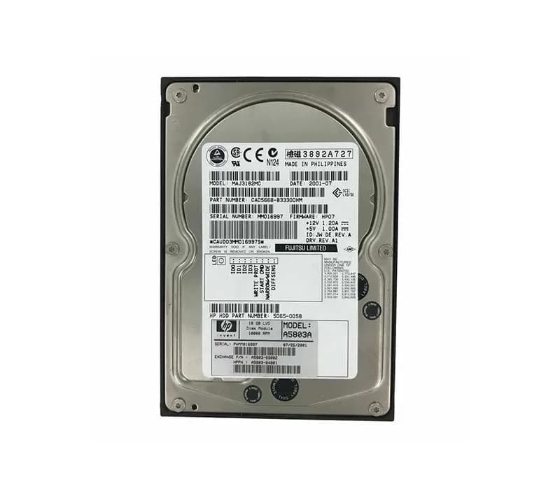 HPE A5803A 18.2GB Ultra2 SCSI