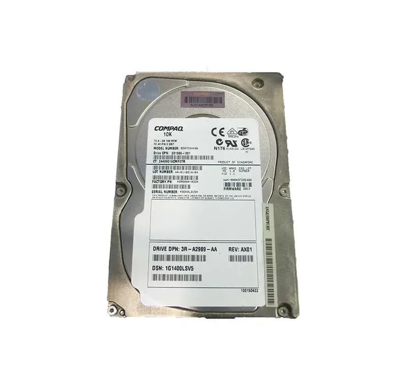 HPE BD07254498 72.8GB 2Gb/s Fibre Channel