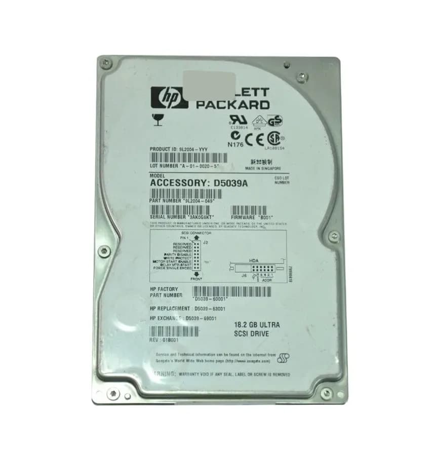 HPE D5039A 18.2GB Ultra SCSI