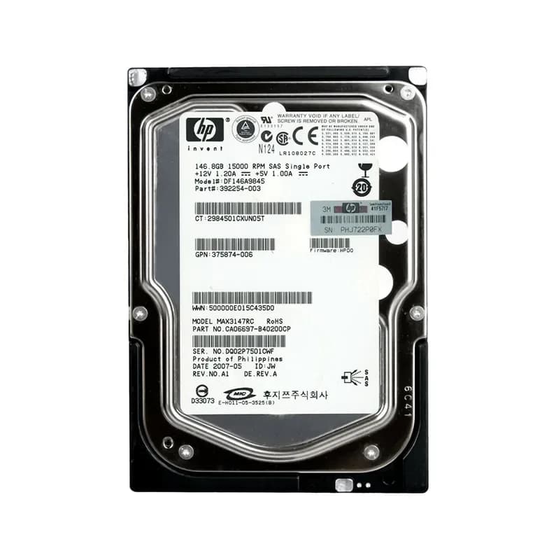 HPE DF146A9845 146GB 3Gb/s SAS