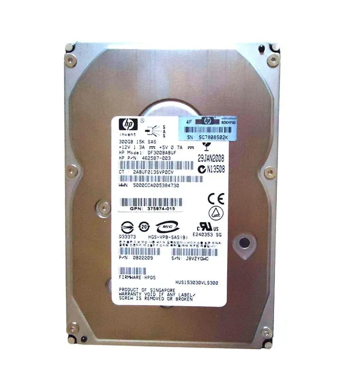 HPE DF300BABUF 300GB 3Gb/s SAS