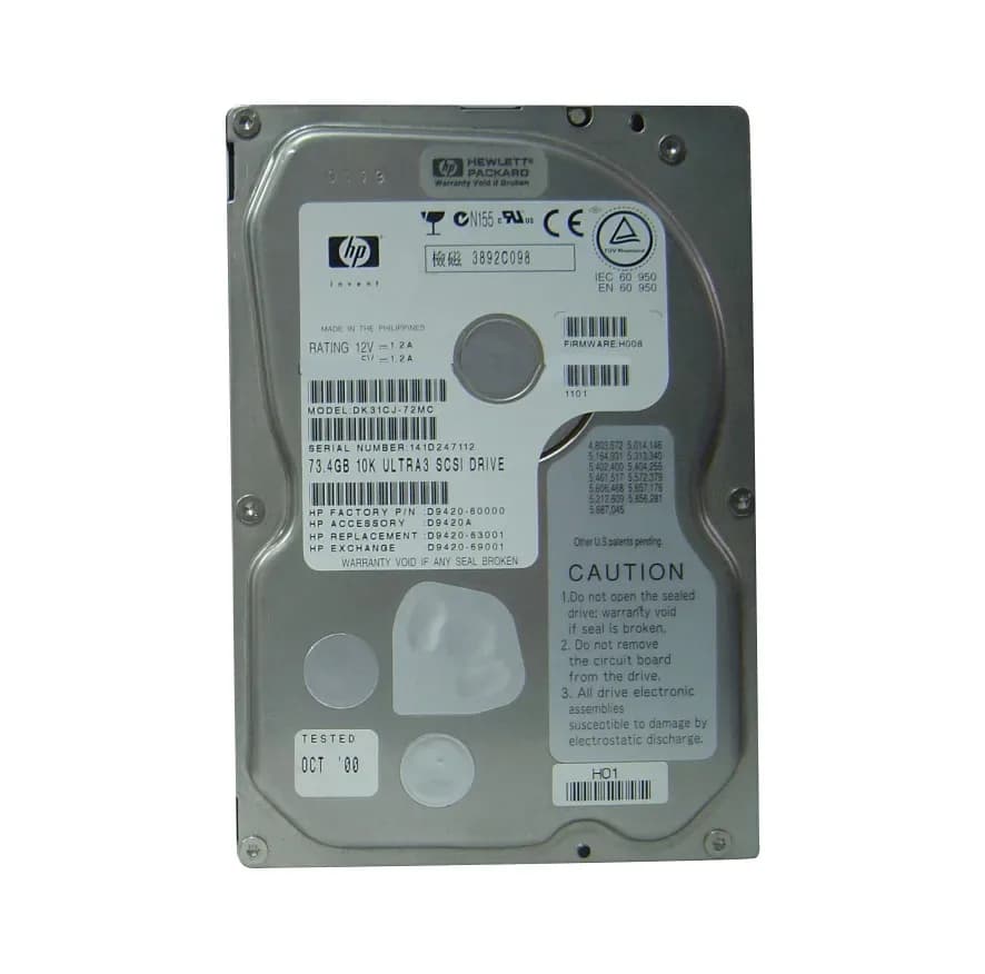 HGST DK31CJ-72MC 73.9GB Ultra160 SCSI