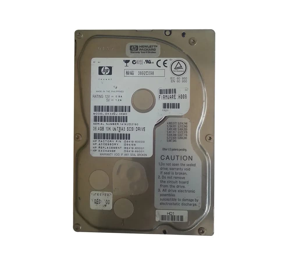HGST DK32CJ-36MC 36.9GB Ultra160 SCSI