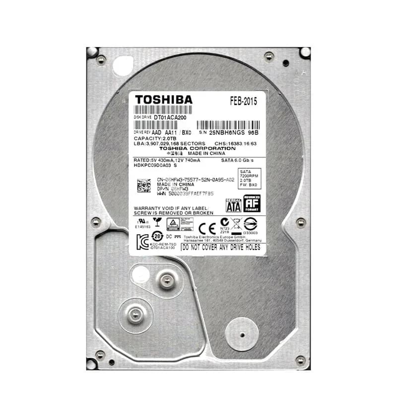 Toshiba DT01ACA200 2TB 6Gb/s SATA