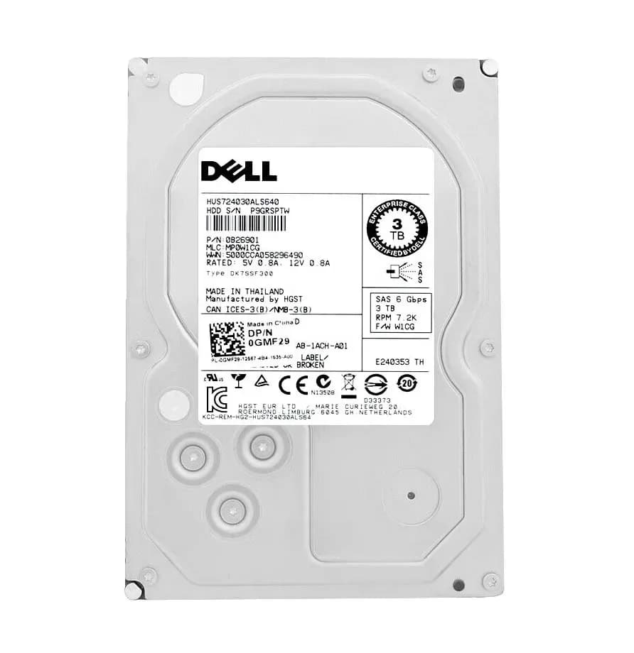 Dell GMF29 3TB 6Gb/s SAS