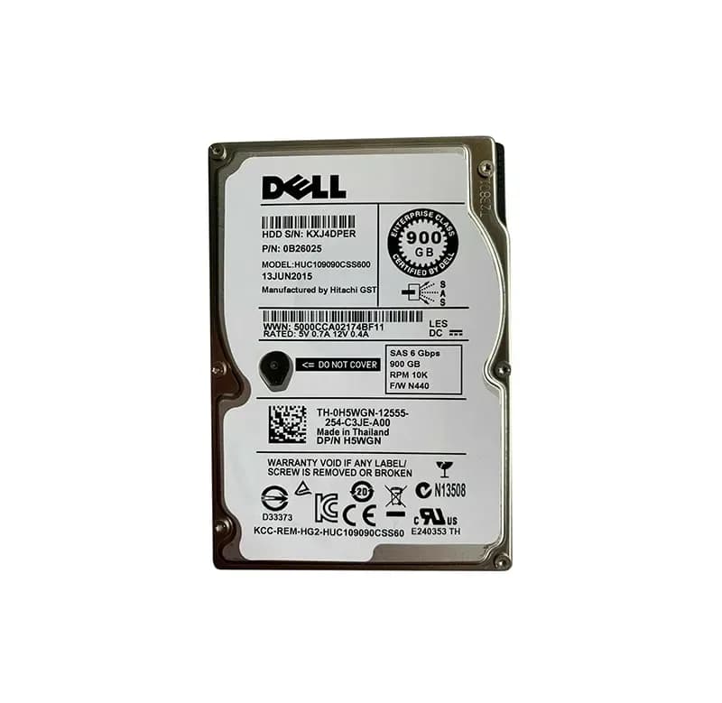 Dell H5WGN 900GB 6Gb/s SAS