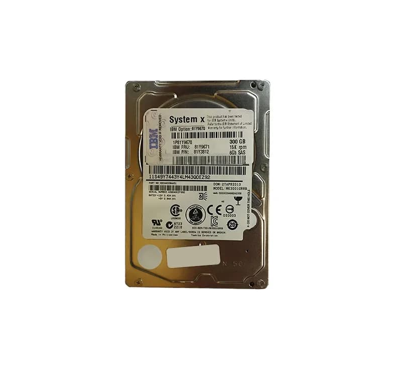 Toshiba HDEAA00BAA51 300GB 6Gb/s SAS