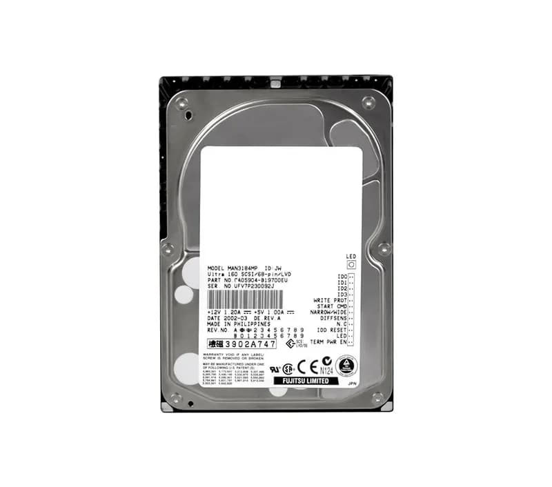 Fujitsu MAN3184MP 18.4GB Ultra160 SCSI