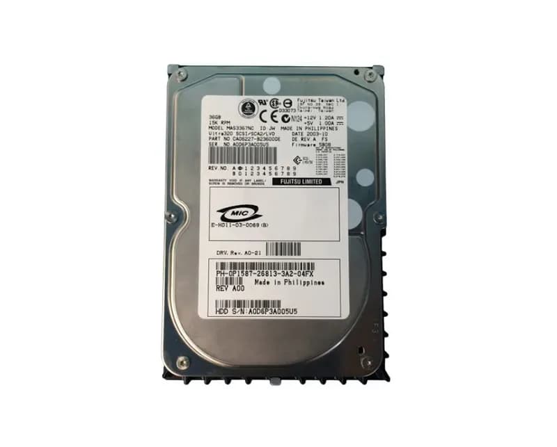 Fujitsu MAS3367NC 36.7GB Ultra320 SCSI