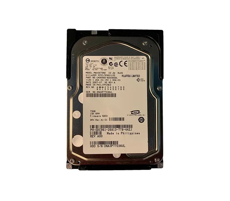 Fujitsu MAX3073NC 73GB Ultra320 SCSI