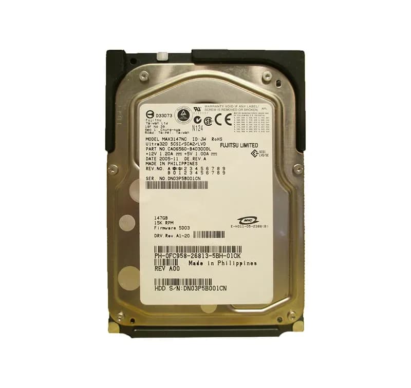 Fujitsu MAX3147NC 147GB Ultra320 SCSI