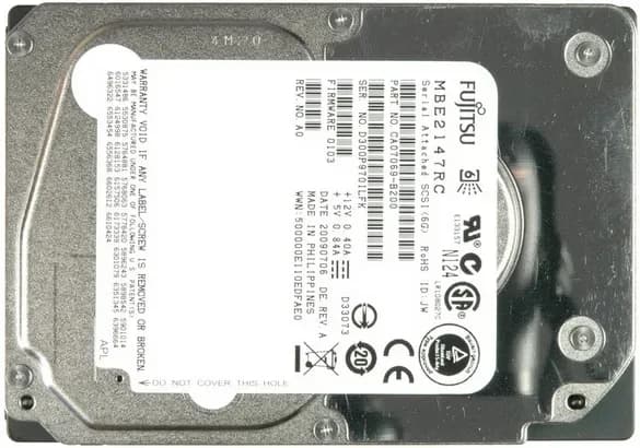 Toshiba MBE2147RC 147GB 6Gb/s SAS