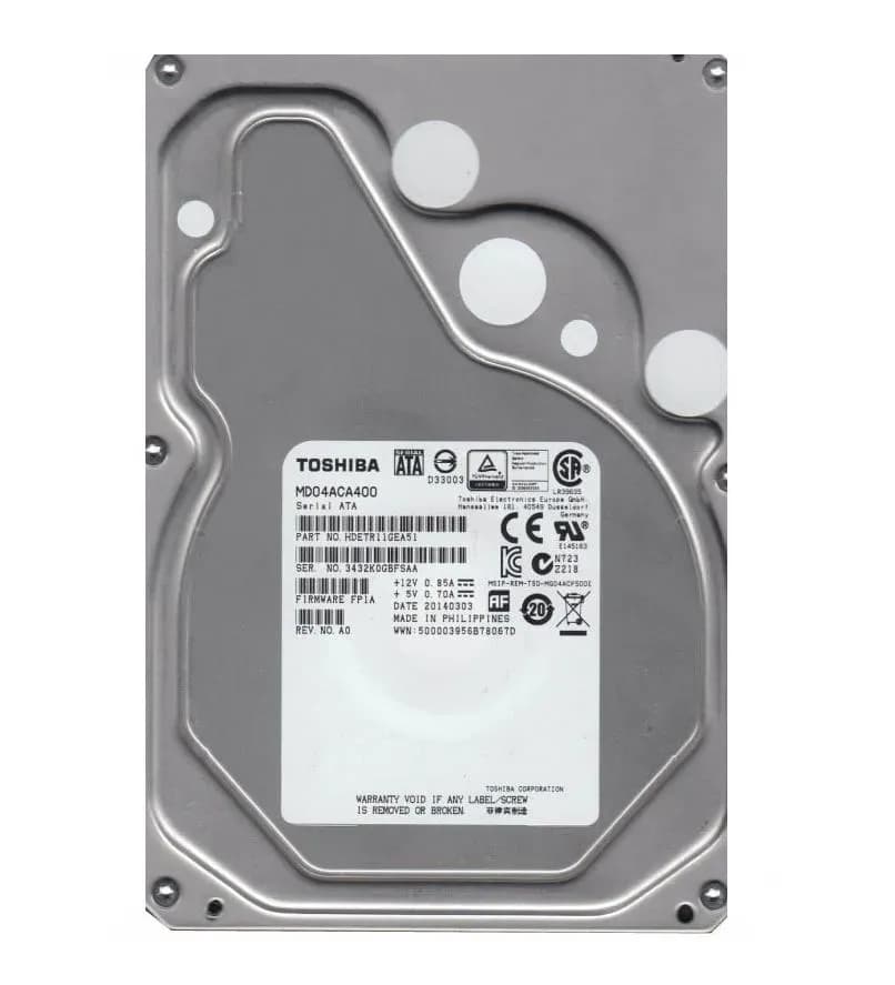 Toshiba MD04ACA400 4TB 6Gb/s SATA