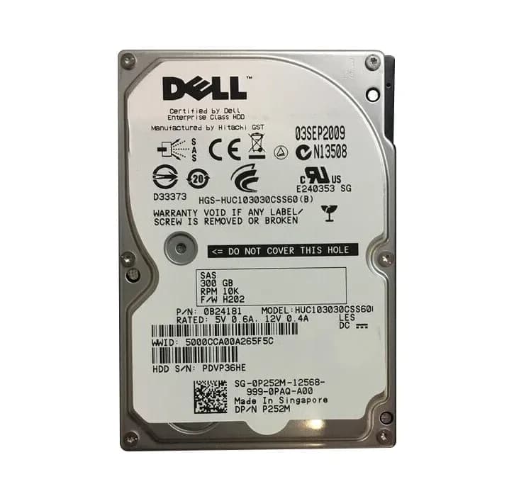 Dell P252M 300GB 6Gb/s SAS
