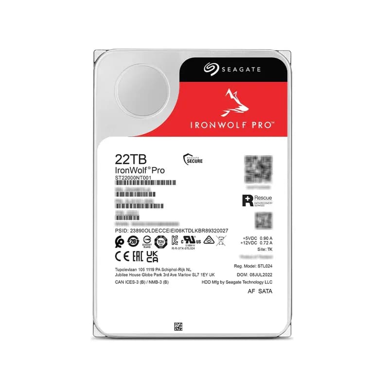Seagate ST22000NT001 22TB 6Gb/s SATA
