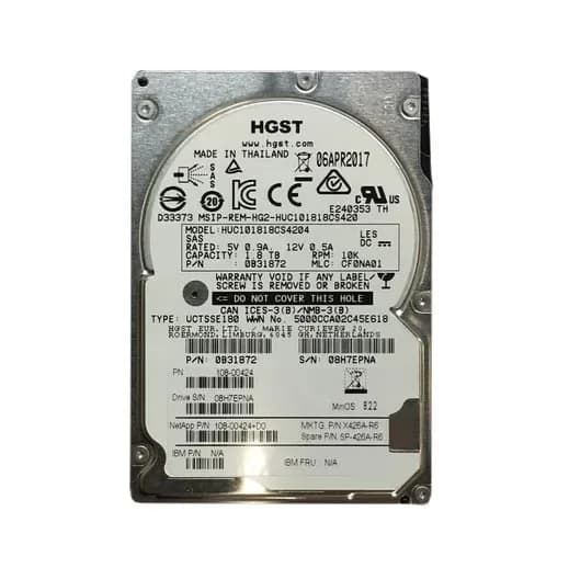 NetApp X426A-R6 1.8TB 6Gb/s SAS