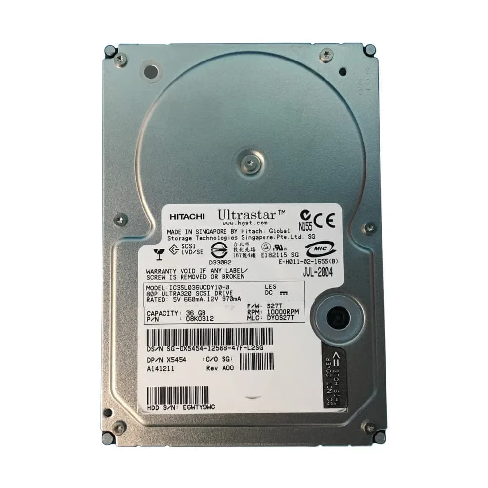 Dell X5454 36GB Ultra320 SCSI