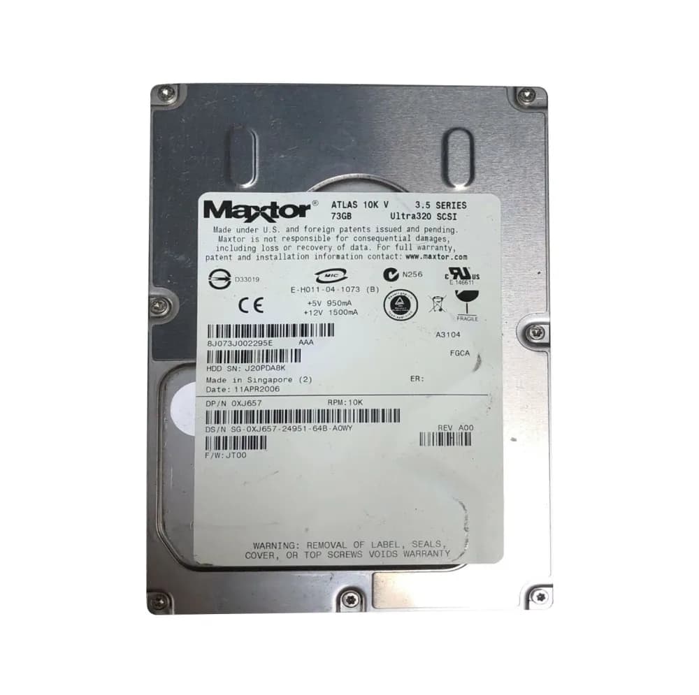 Dell XJ657 73GB Ultra320 SCSI