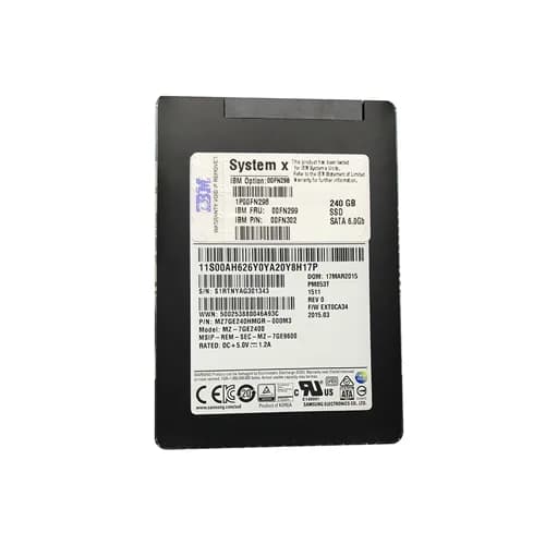 IBM 00FN299 240GB 6Gb/s SATA Solid State Drive