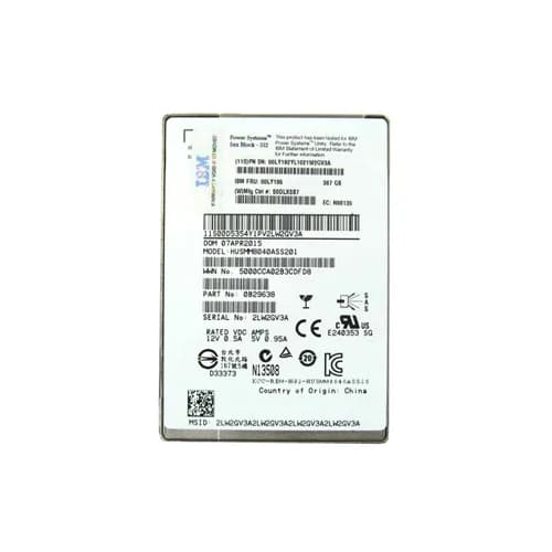 IBM 00LY195 400GB 12Gb/s SAS Solid State Drive