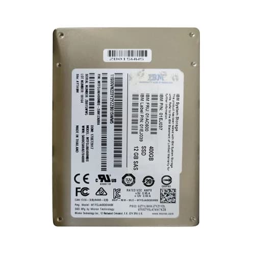 IBM 01AC600 400GB 12Gb/s SAS Solid State Drive