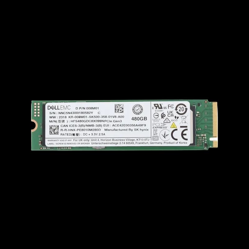 Dell 08M01 480GB PCI Express NVMe 3.0 x4 Solid State Drive