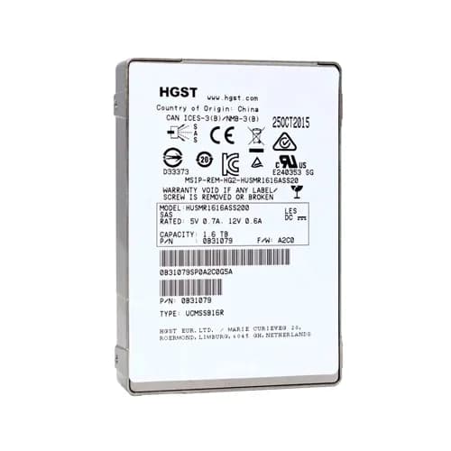 HGST 0B31079 1.6TB 12Gb/s SAS Solid State Drive