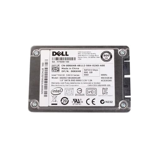 Dell 0RXH8 800GB 6Gb/s SATA Solid State Drive