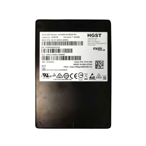 HGST 0TS1308 3.2TB PCI Express 3.0 Solid State Drive