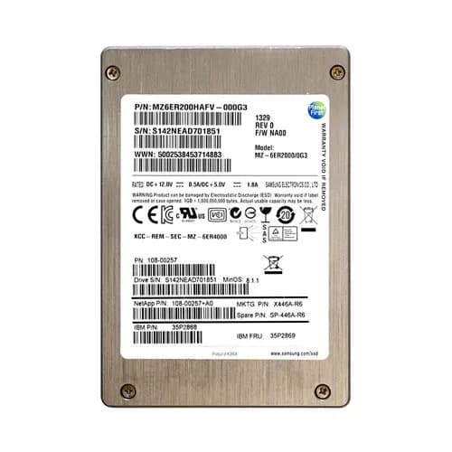 NetApp 108-00257 200GB 12Gb/s SAS Solid State Drive